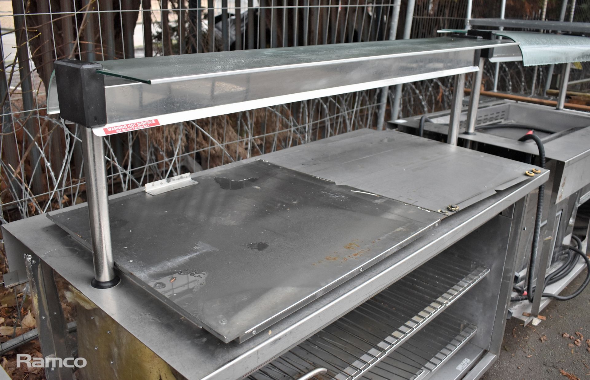 Moffat stainless steel bain marie with heated gantry - L155 x W80 x H132cm - Image 11 of 17