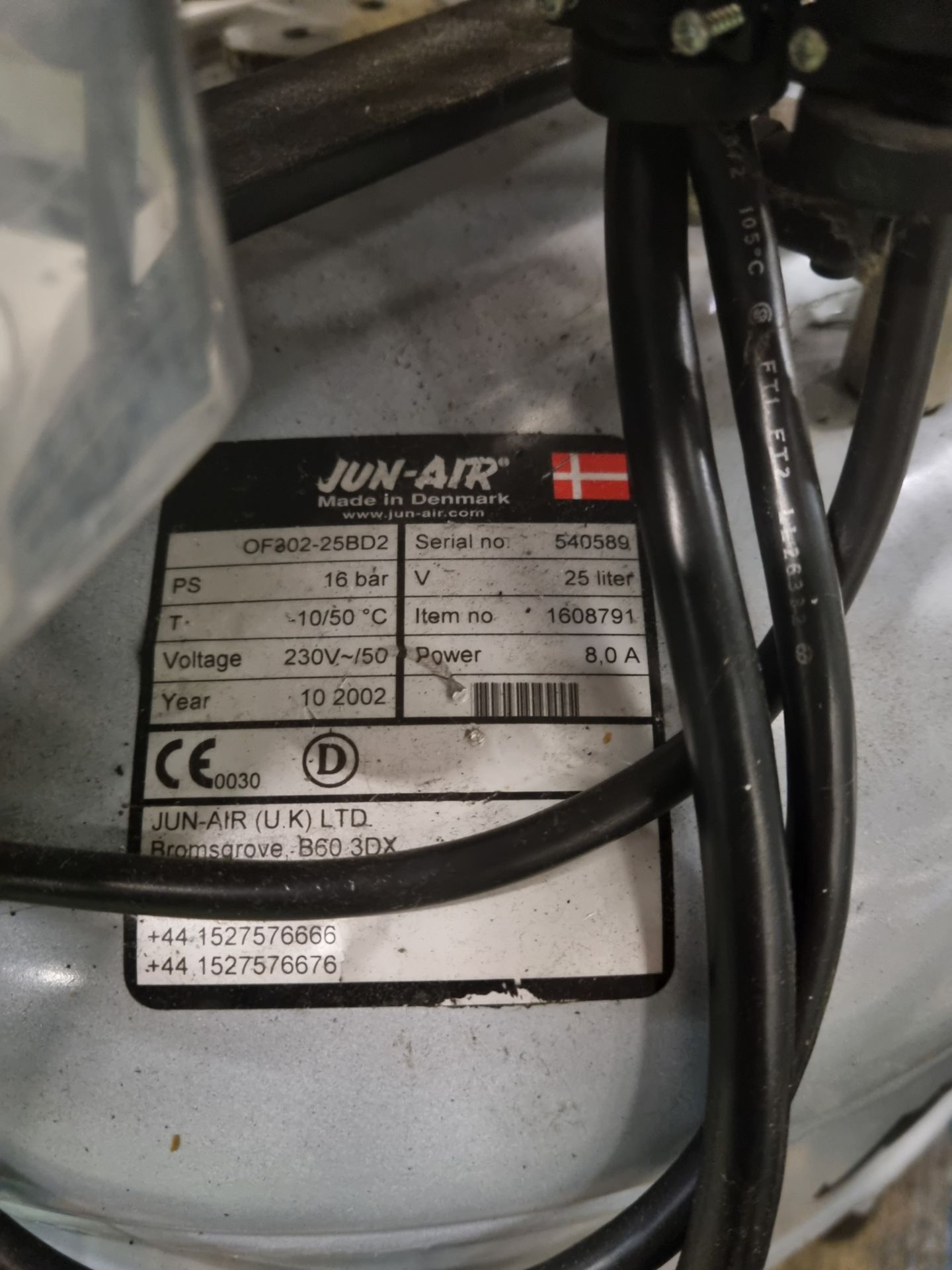 Jun air OF302 Air compressor, 230V 50/60Hz - L50 x W50 x H60cm - Bild 2 aus 6