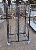 Portable tray trolley - 57x87x170cm