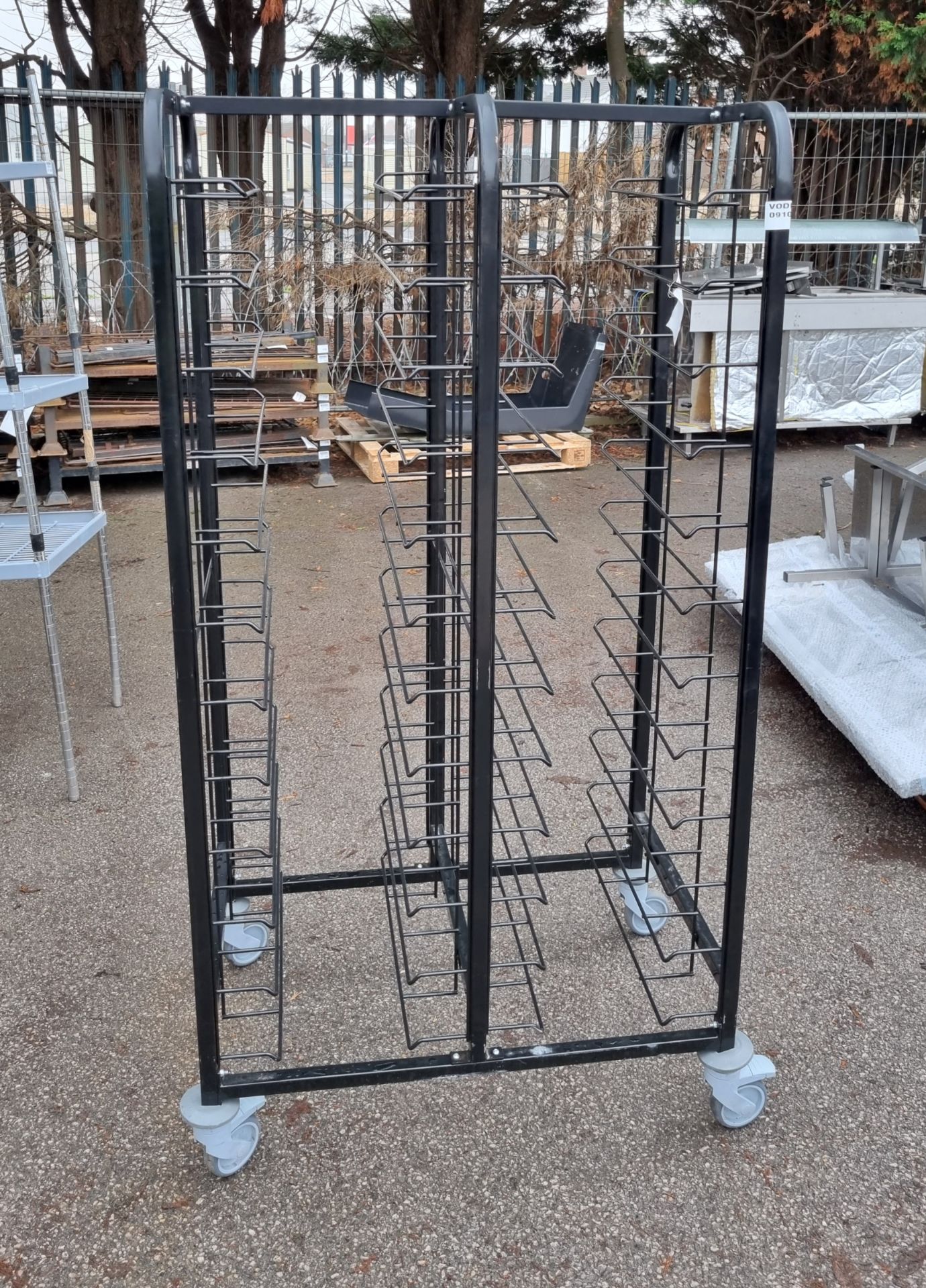 Portable tray trolley - 57x87x170cm