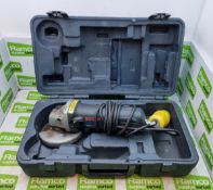 Bosch GWS 8-115C 110V angle grinder in hard plastic carry case