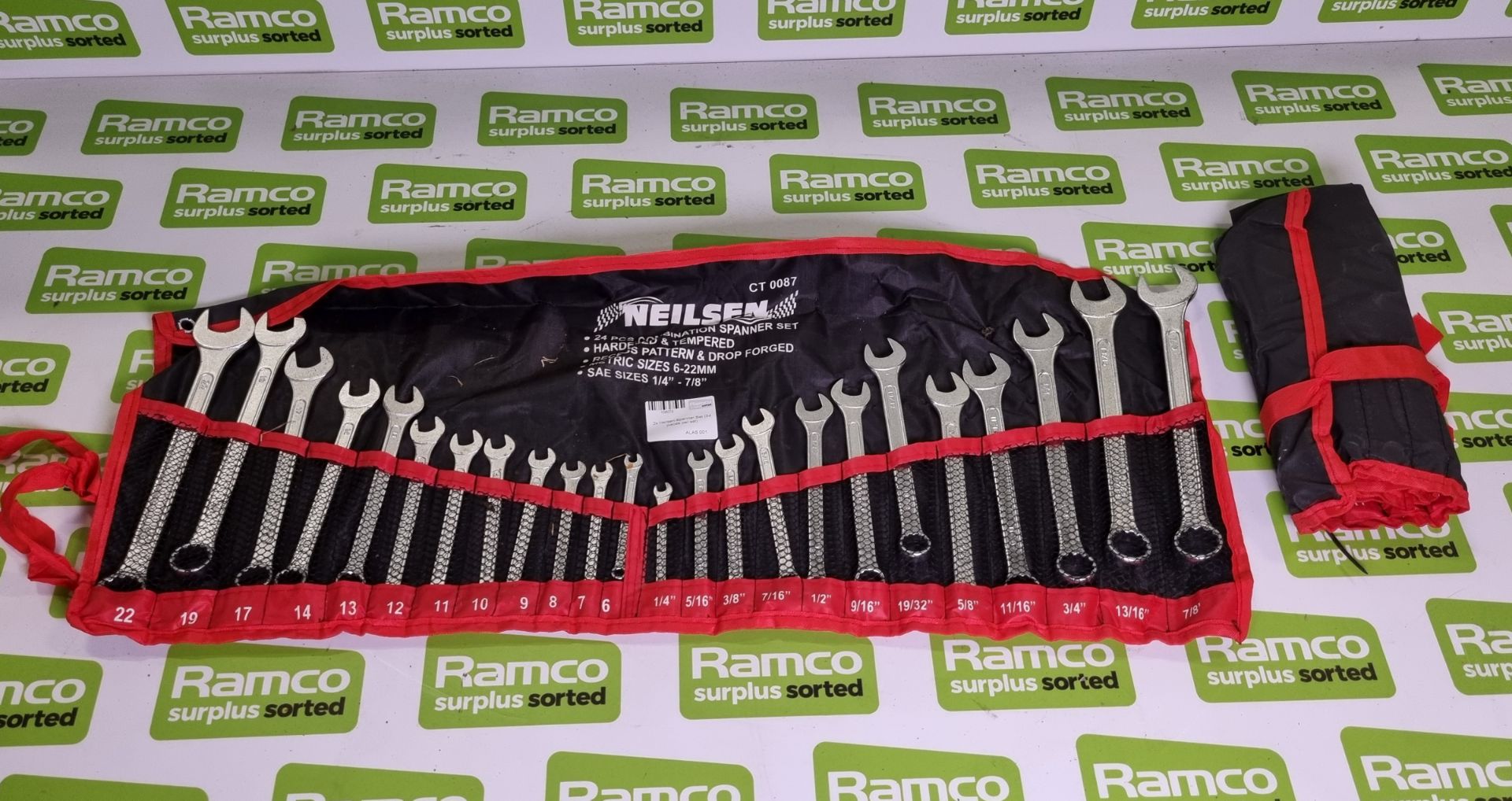 2x Neilsen Combination Spanner Sets (24 pieces per set)