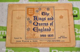 John Player & Sons - The Kings and Queens of England 1066-1935 picture card book