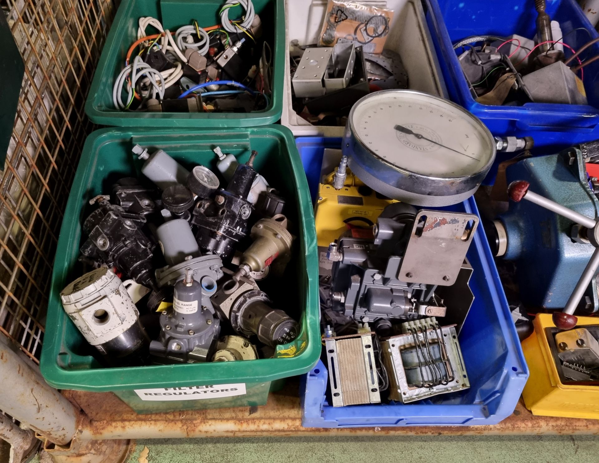 Workshop parts and supplies which include: regulators, transformers, solenoid valves - Image 3 of 6