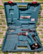Makita 8433D 14.4v 2.6Ah cordless drill, battery, case