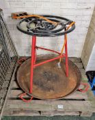 Gas L-60 gas stove for/with paella pan, burner 60x80x80cm, pan diameter 90cm