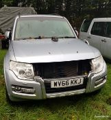 WV66 KKJ - Mitsubishi Shogun, Diesel, Silver, 2016