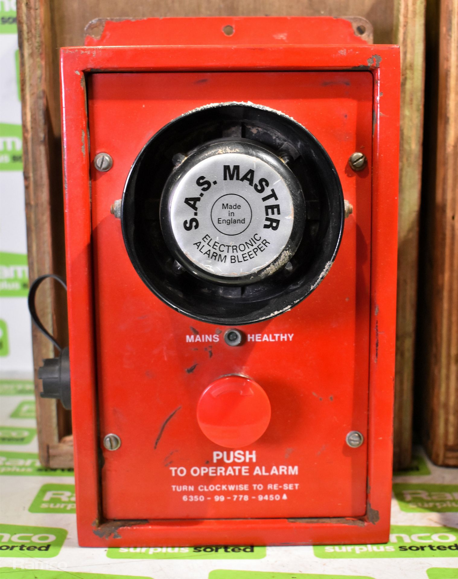 2x Audible fire alarms - AS APRES OR REPAIRS - Image 3 of 3
