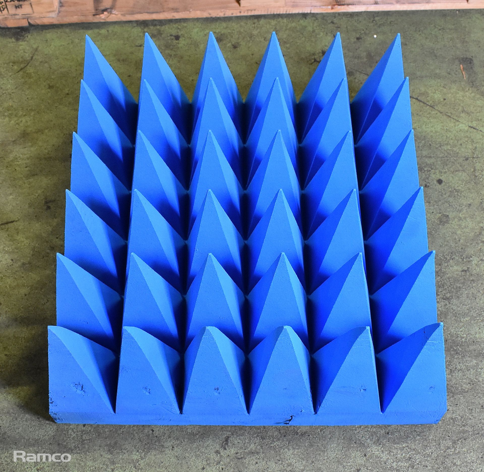 Anechoic Sound reducing foam panels - triangular prism design - 4 boxes - 2 panels per box - Image 2 of 4