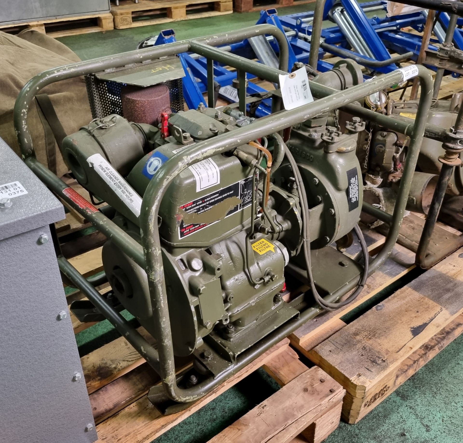 Gilkes Lister-Petter 6.2hp diesel centrifugal pump unit - Image 3 of 6