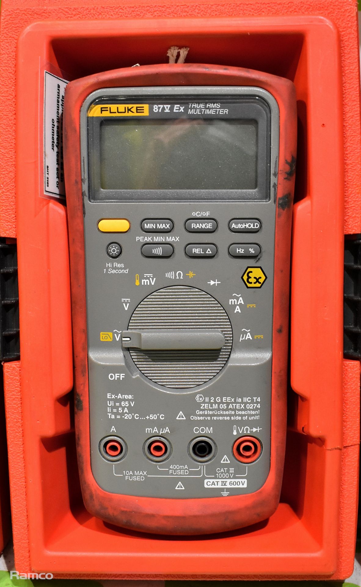 4x Fluke 87V-EX True RMS multimeters - Image 4 of 5