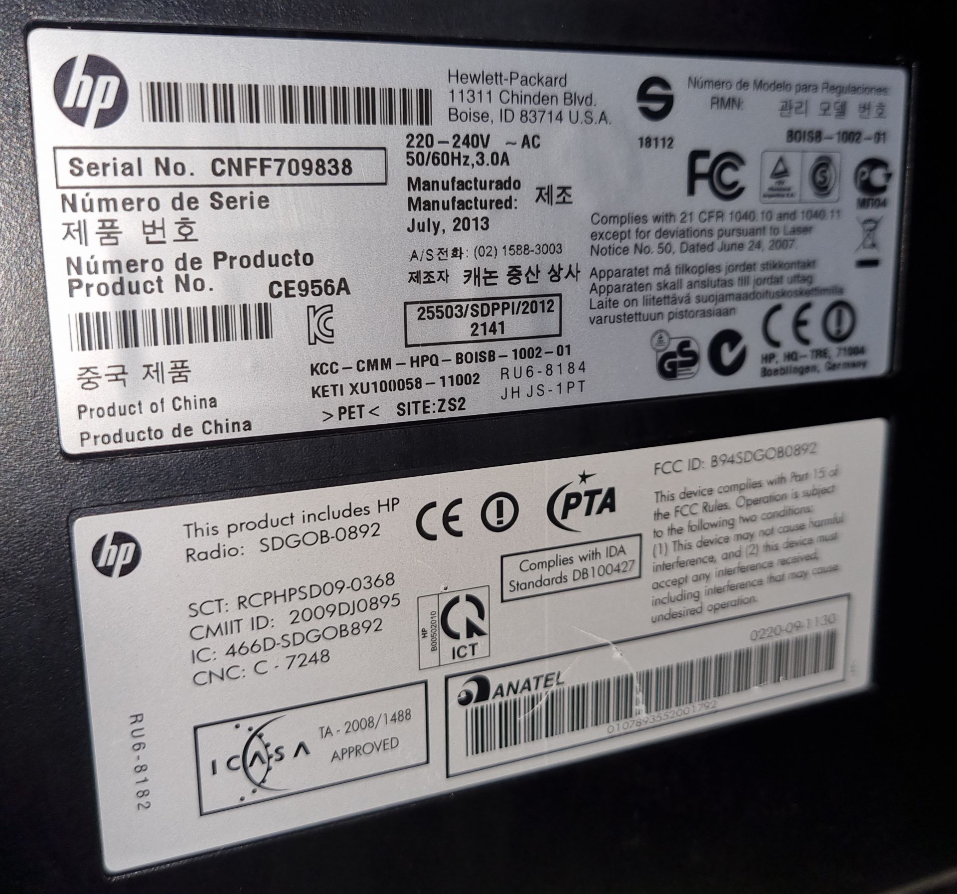 HP Laserjet Pro 400 color printer - Image 5 of 5