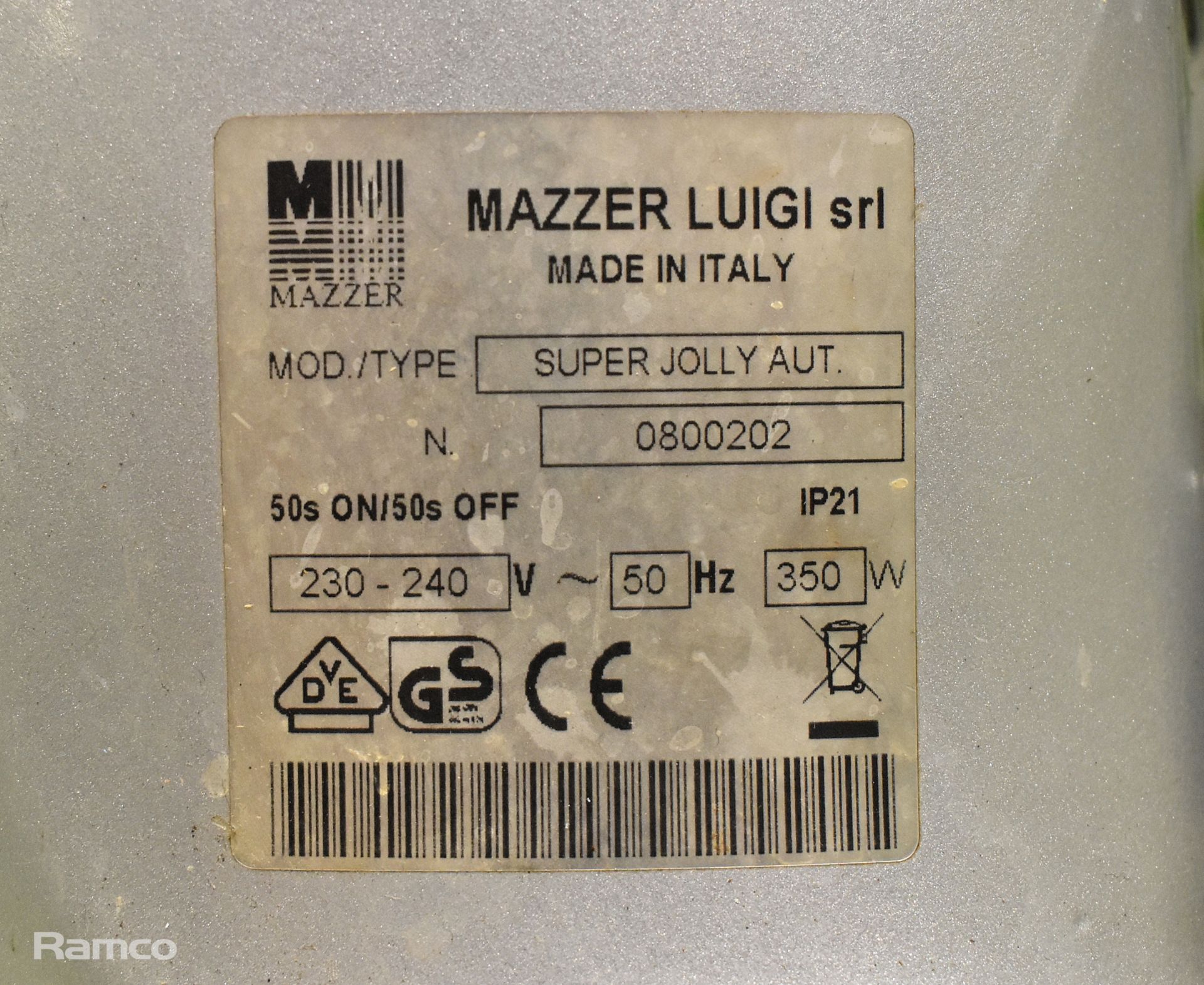 Mazzer Luigi Super Jolly AUT on demand coffee grinder - Image 3 of 6