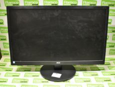 AOC E2470SWH 24" pc monitor on stand