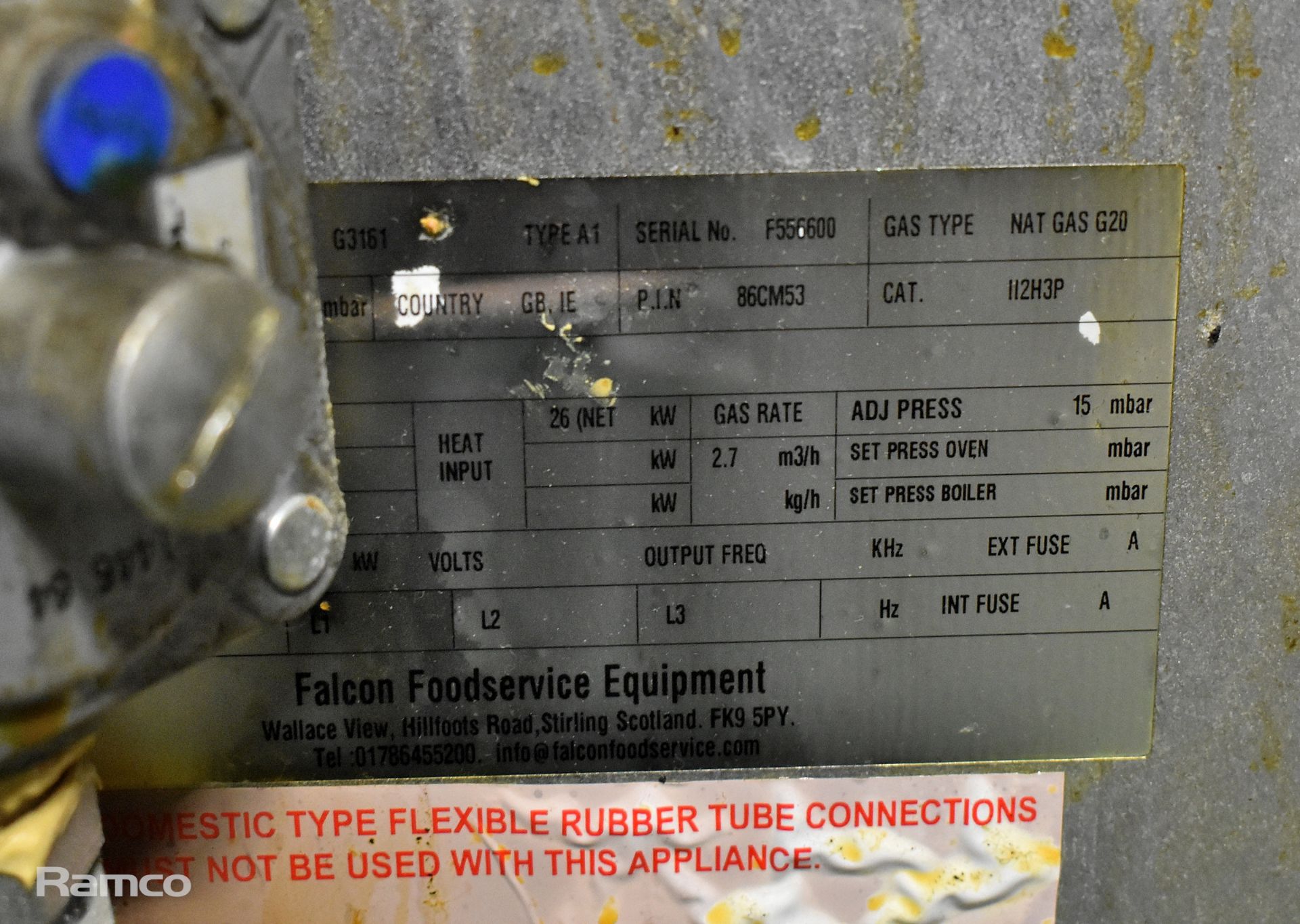 Falcon Dominator Plus G3161 4 burner gas range - Image 6 of 6