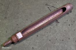 Core sample rod - 80mm diameter, 65cm length