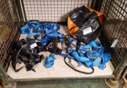 Survival & Rescue Climbing Equipment - boat grab bag, harnesses, animal rescue hobbles