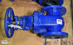 HUK DN100 GG25 PN16 NRS type gate valve