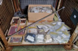 Multiple mechanical parts inc : circuit boards, brackets, resisters, P-clip