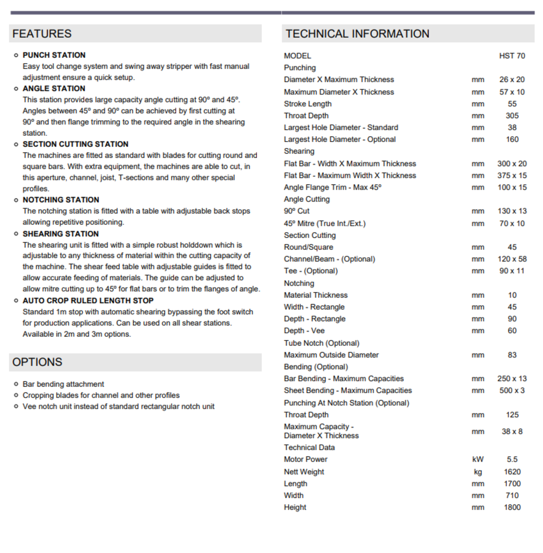 Morgan Rushman HST 70 Hydraulic Steelworker - specification in the pictures - Bild 9 aus 9