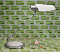 4x Steelcase QATLDOD single arm task/desk lights - American style 2 pin plug - boxed