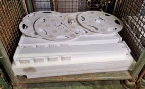 5x Power post Base 8 Plug Sockets with Surge Protector 240V