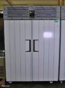 Iceinox VTS1340 CR double door fridge – 140cm W x 81cm D x 209cm H