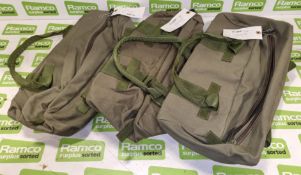 3x TW Engineering Co Ltd green tool bags - approx bag dimensions: 40x15x15cm