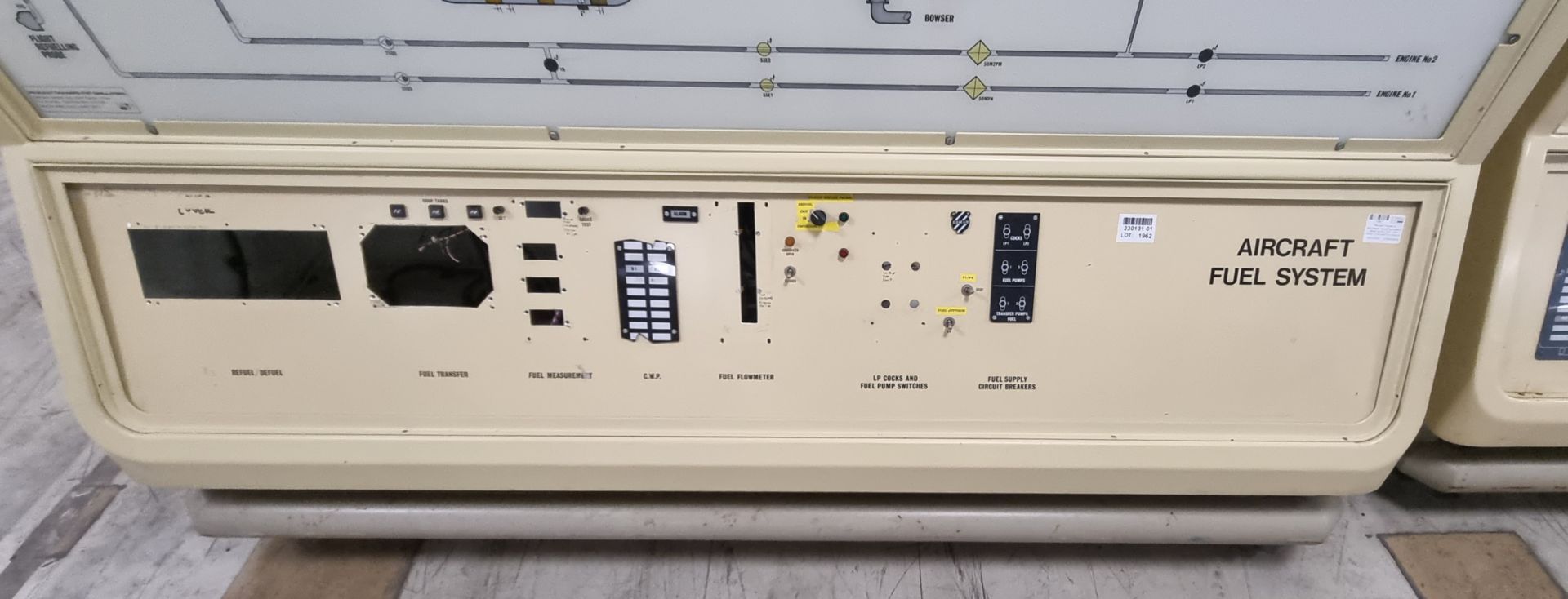 Pennant Trainers & Simulators - Aircraft fuel system - Serial No ADU 007 - 240V 50Hz - L150 x W70 x - Image 2 of 7