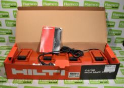 Hilti MC4 C4/36-MC4 240V Input Multi Li-Ion Charger - 4 Port