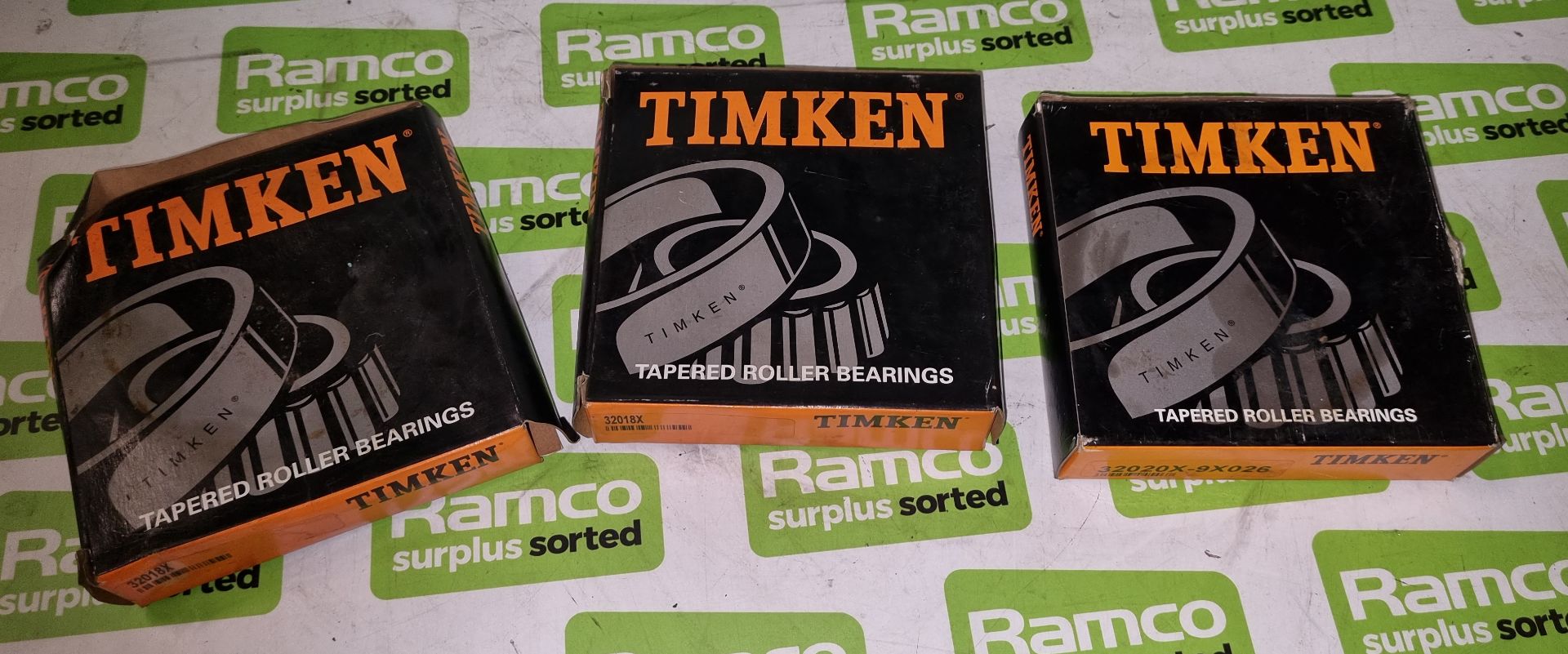 2x Timken 32018X roller needle bearings, Timken 32020X roller needle bearing