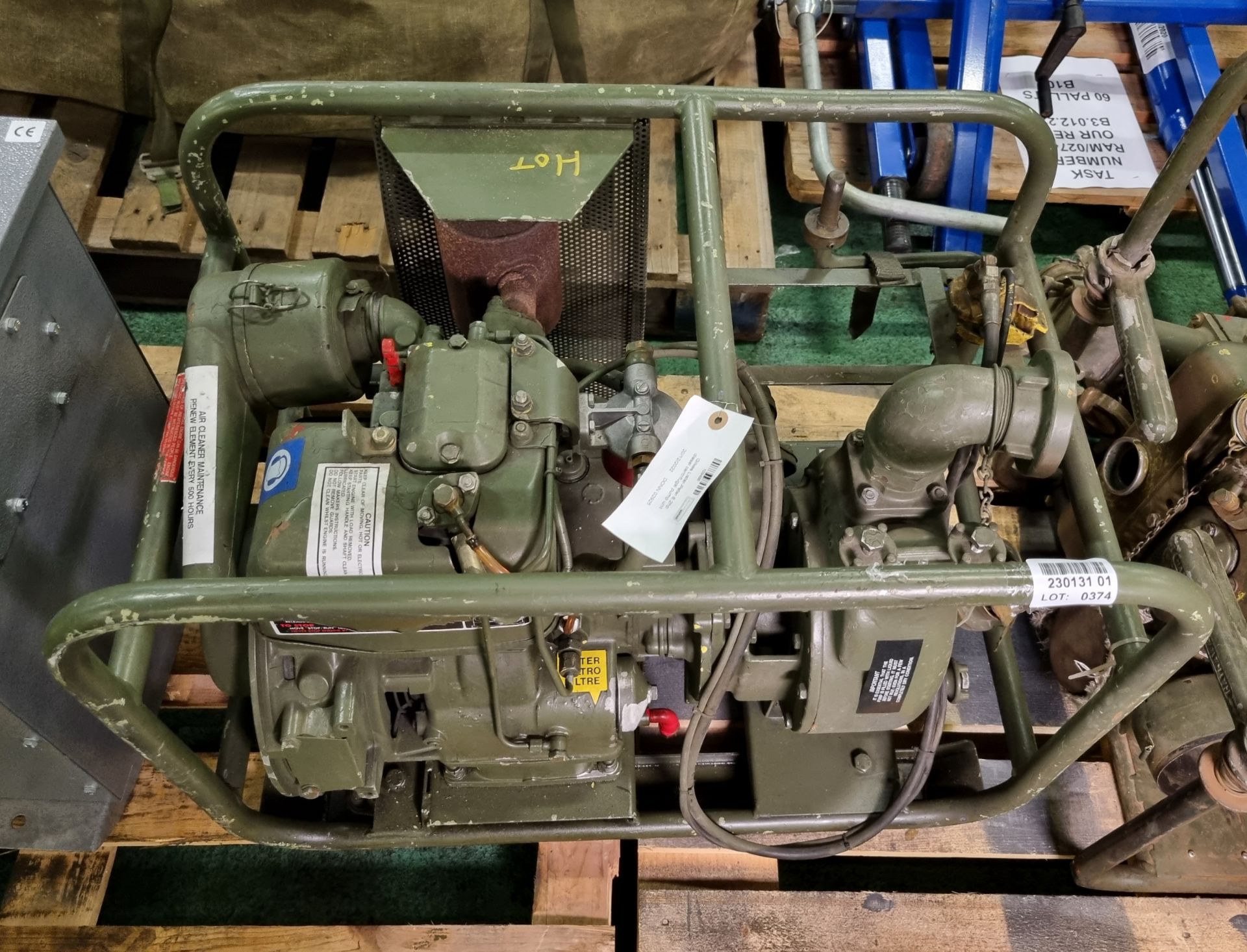 Gilkes Lister-Petter 6.2hp diesel centrifugal pump unit - Image 2 of 6