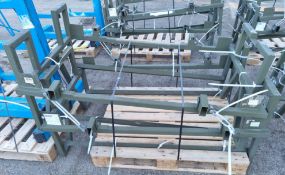 2x Water tank support cradles - dimensions: 155x110x70cm