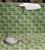 4x Steelcase QATLDOD single arm task/desk lights - American style 2 pin plug - boxed