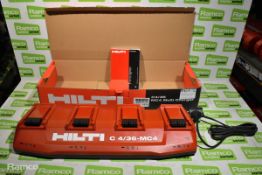 Hilti MC4 C4/36-MC4 240V Input Multi Li-Ion Charger - 4 Port