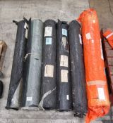 6x Rolls of 10mm rubber sheeting