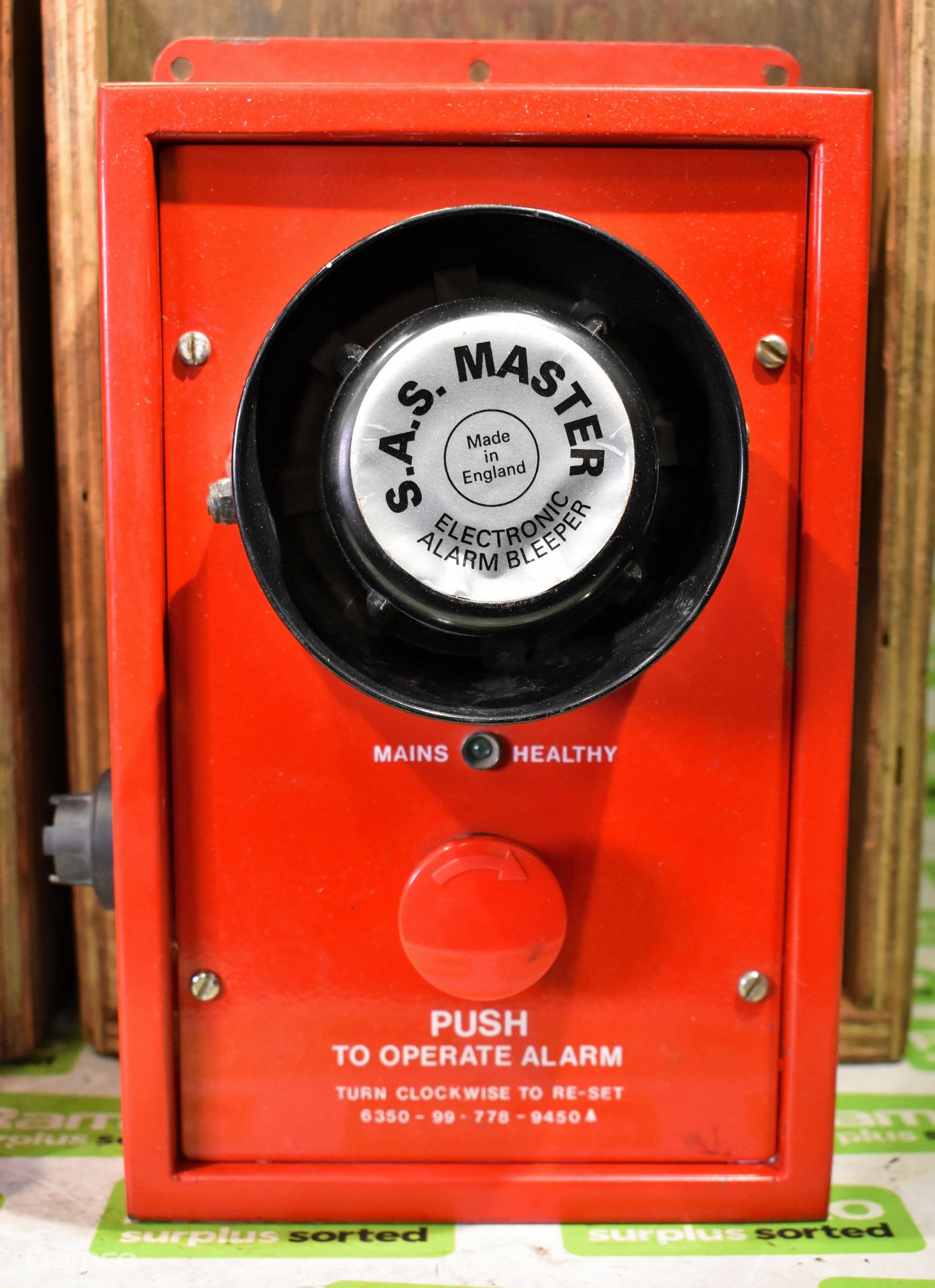 2x Audible fire alarms - AS APRES OR REPAIRS - Image 2 of 3