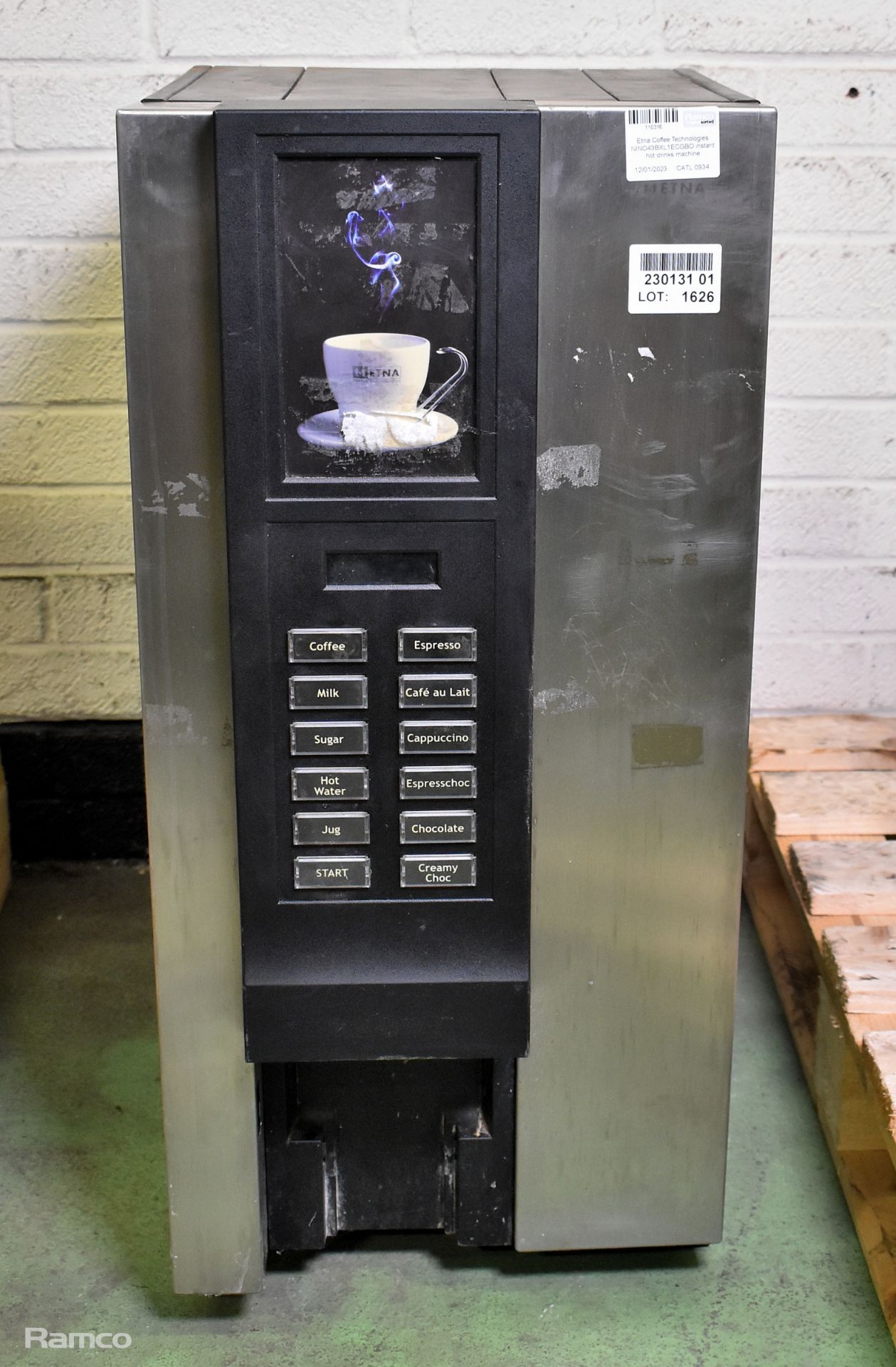 Etna Coffee Technologies NINO43BXL1ECGBO instant hot drinks machine