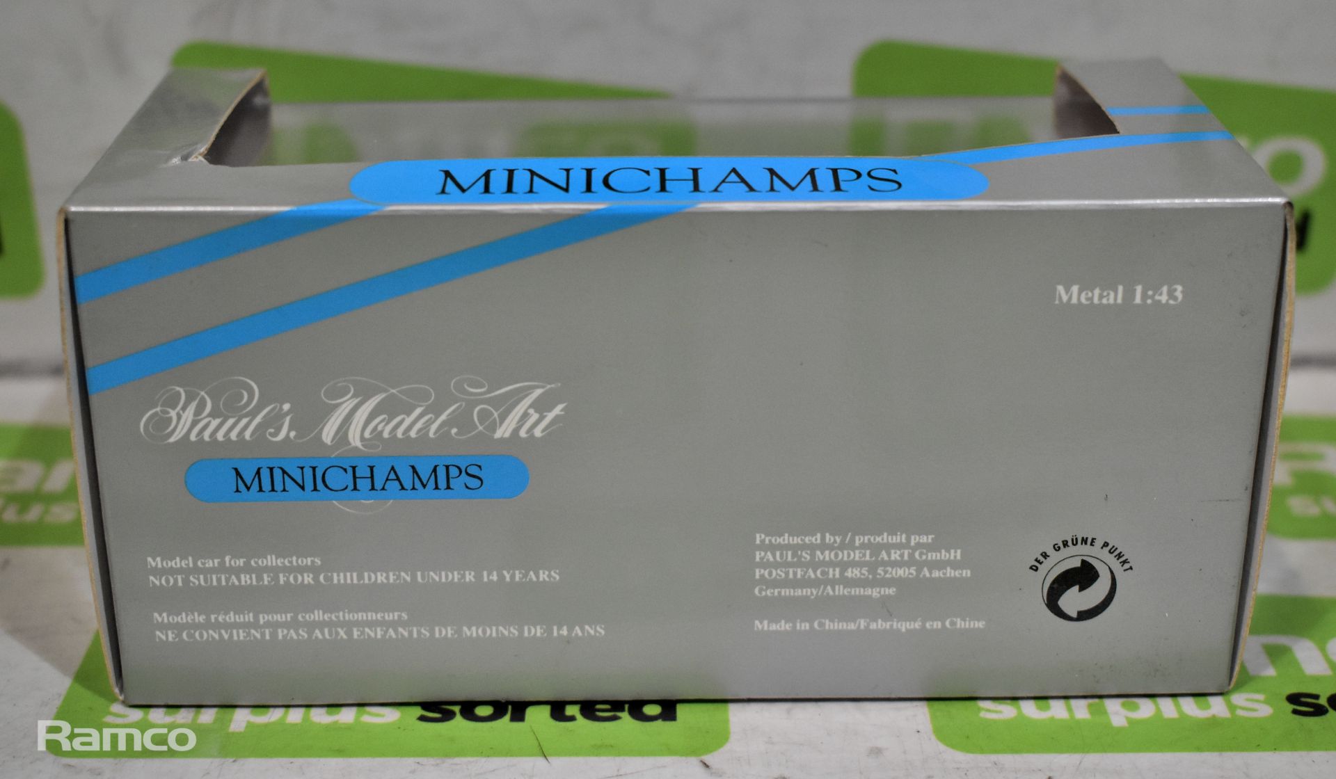 Minichamps Paul’s Model Art Mercedes 190 E KI. 1 - DTM ’93 – AMG Tabac/Sonax – B. Schneider – 1:43 - Image 2 of 2