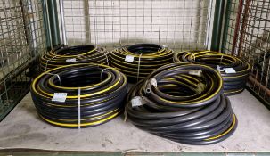 4x Novoline 441 1/2" black rubber hoses, Novoline 441 1/2" black rubber hose (spares)