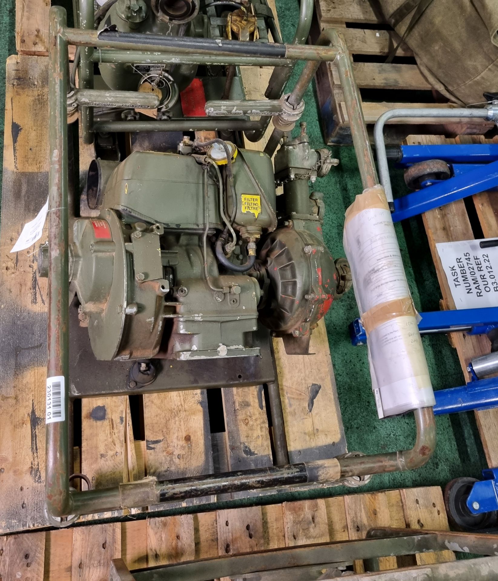 Gilkes Lister-Petter 6.2hp diesel centrifugal pump unit - Image 2 of 5