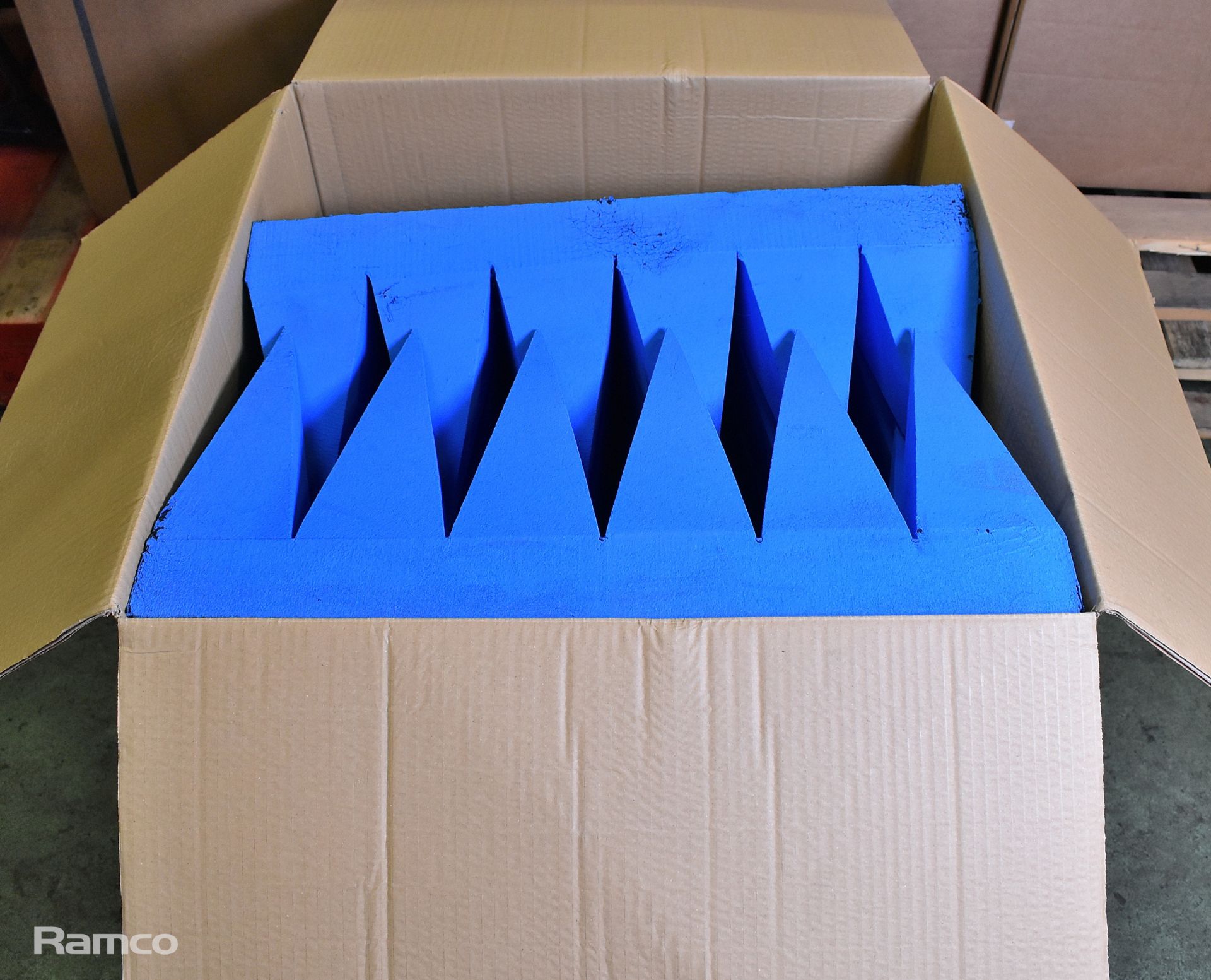 Anechoic Sound reducing foam panels - triangular prism design - 4 boxes - 2 panels per box - Image 4 of 4
