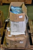 3x boxes of disposable overalls - size L