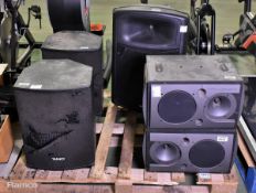 Wharfedale 3190 speakers, 2-way, 350W, 4 Ohms, 122dB, LFT - 2X8", HFT - 2 x loaded titanium dome