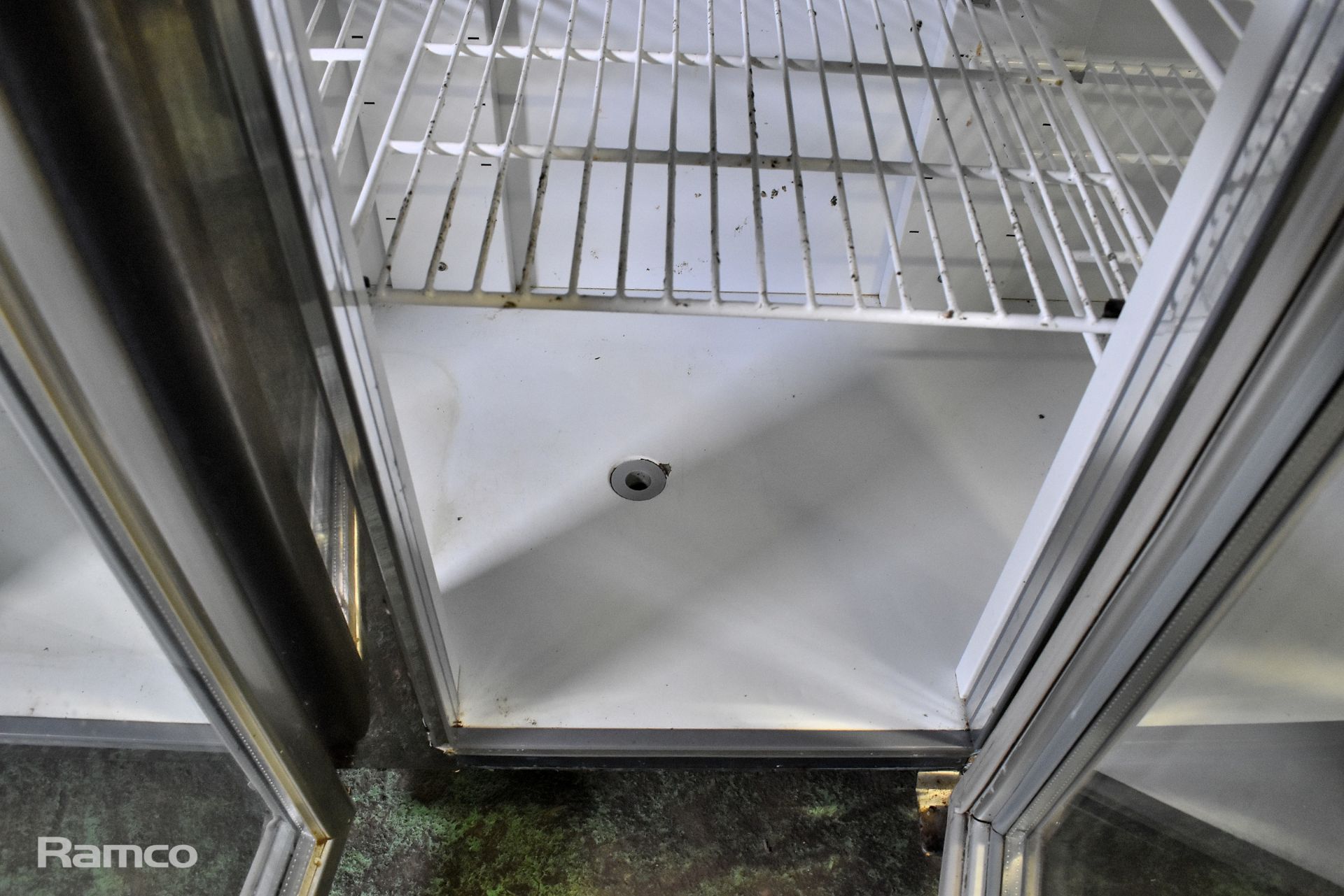 Comersa glass fronted 3 door fridge with stainless steel worktop - Image 8 of 10