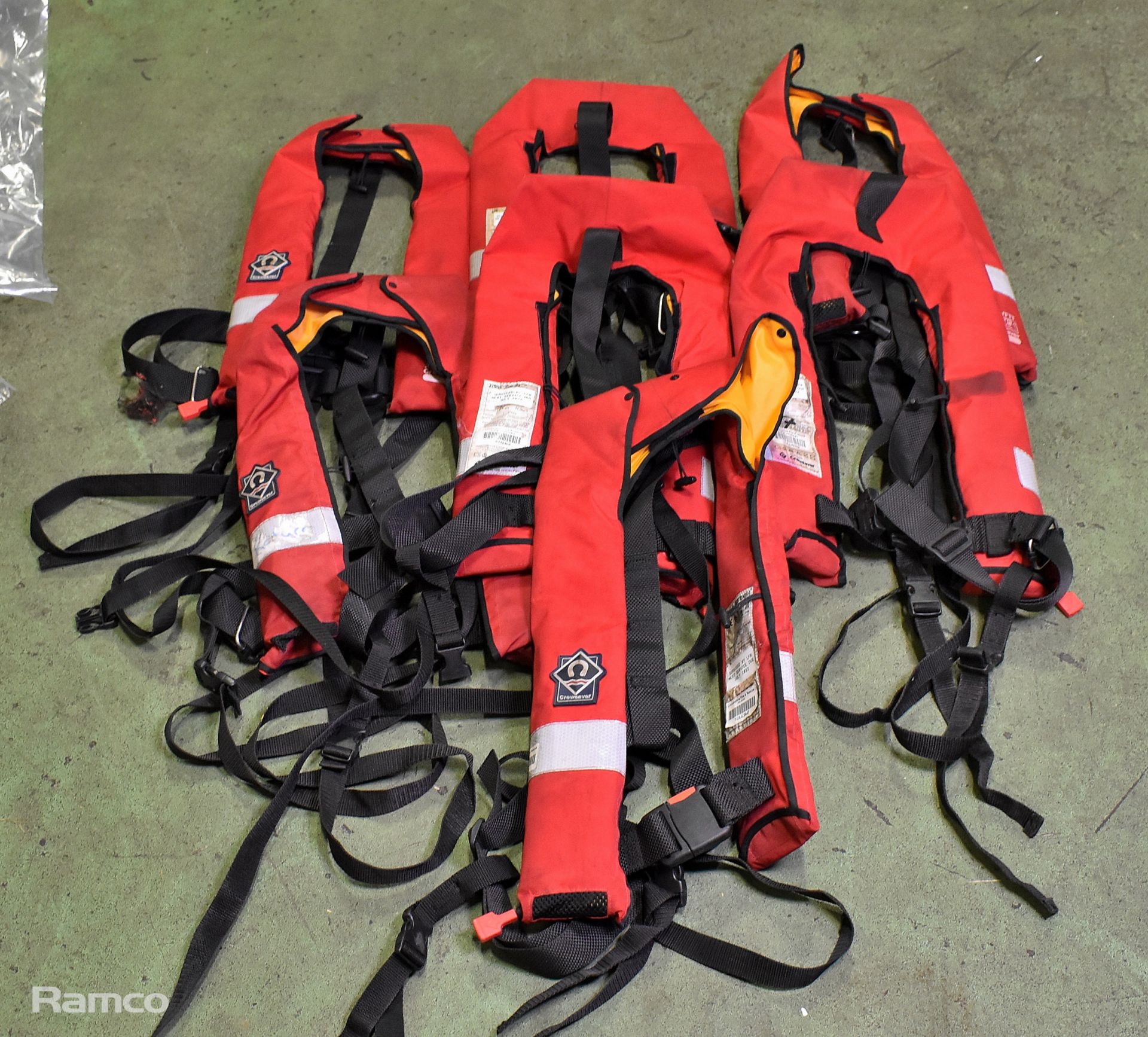 6x Crewsaver 275N Crewfit Air-only Life Jackets