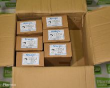 Fabory 36 mm nylon insert locking nuts - 1 box - 6 packs - 5 nuts per pack