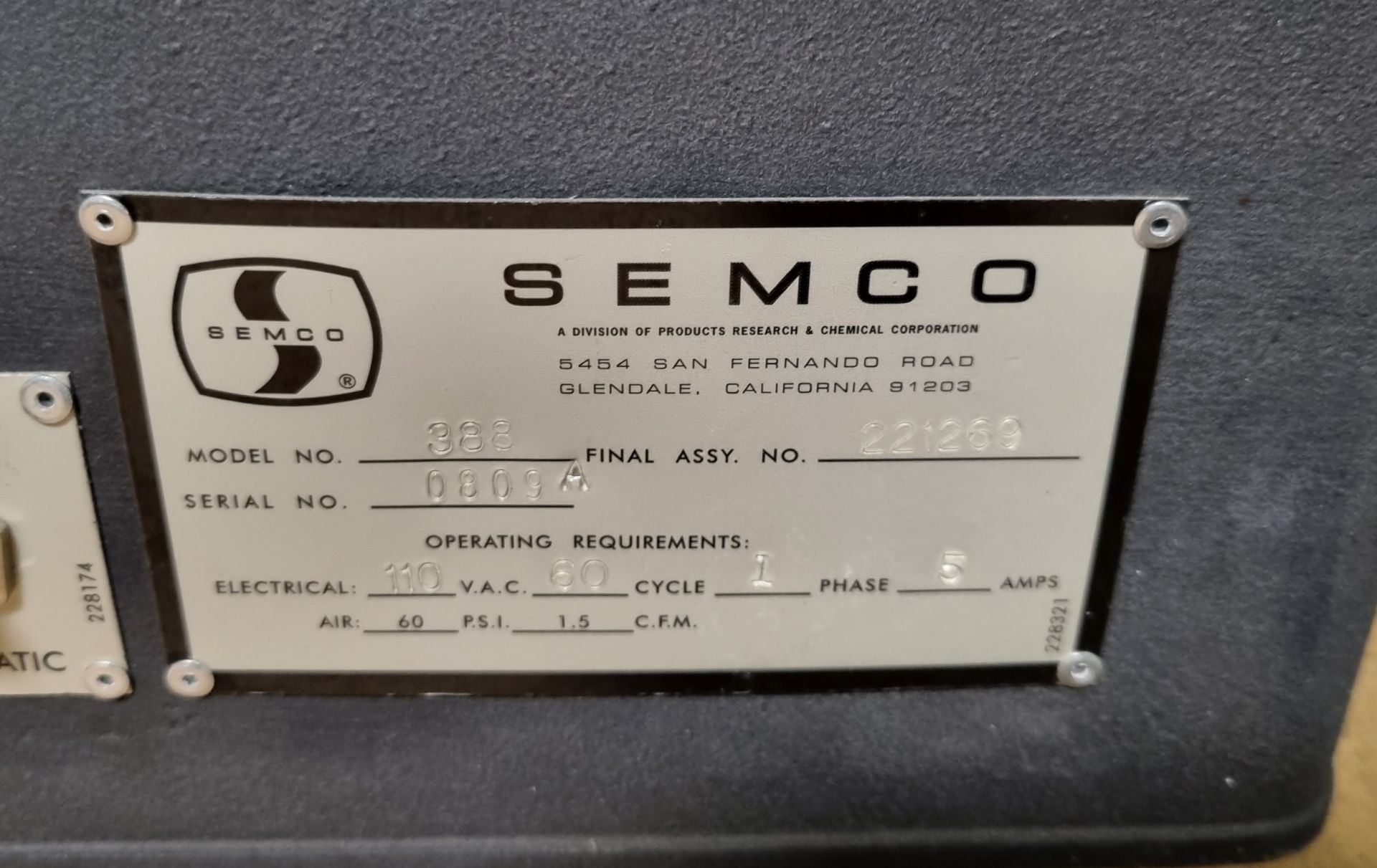 Semco 388 sealant mixer unit - 110v - Image 4 of 4