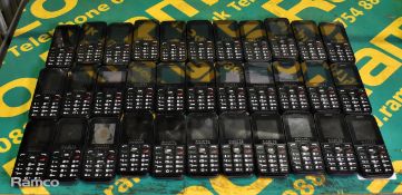 33x Alcatel one touch mobile phones with chargers