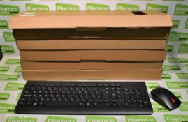 5x Lenovo Essential wireless keyboard and mouse sets